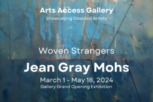 Woven Strangers exhibition graphic