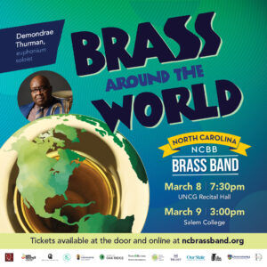 Brass Around the World promotional graphic.